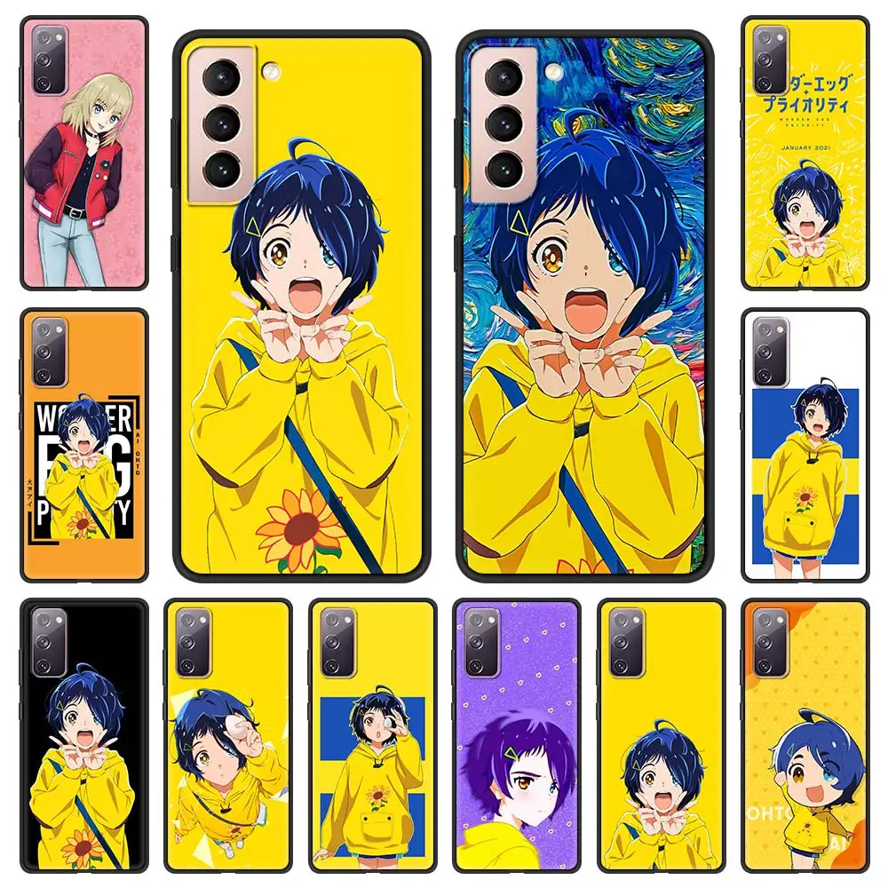 

Silicone Phone Case For Samsung Galaxy S20 FE S10 Plus S21 Ultra 5G S10e S8 S9 Plus Cover Fundas Wonder Egg Priority Ai Kawaii