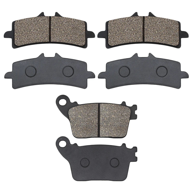 Комплект передних и задних тормозных колодок Cyleto для мотоцикла Kawasaki Ninja ZX10R ZX 10R