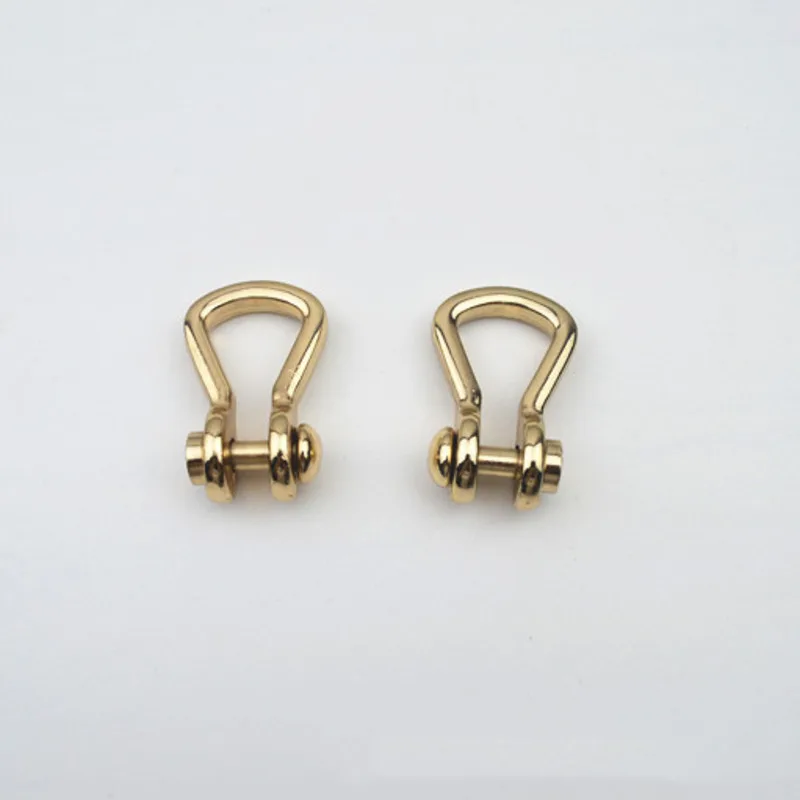 3pcs Metal Bag Side Anchor Gusset Hanger Clamps Edge Link Hardware with D Rings for Purse Strap | Багаж и сумки
