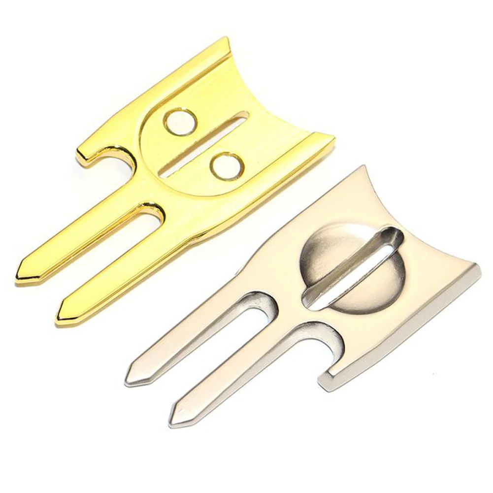 

6 в 1 инструмент из цинкового сплава Divot, многофункциональный штопор для пивных бутылок, аксессуары для игры в гольф, штопор для вилки