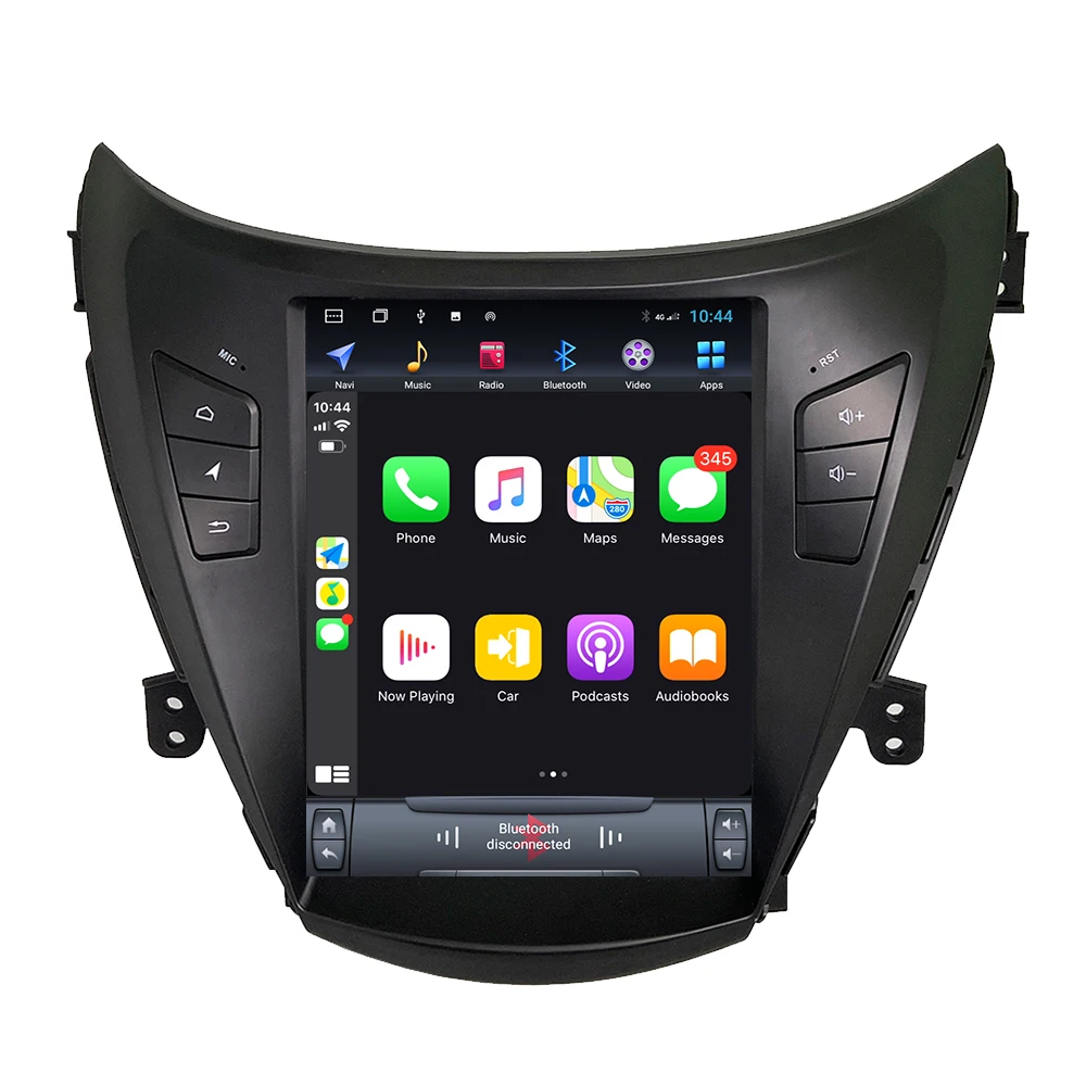 ZOYOSKII Android 9 0 10 4 дюймов автомобильное радио GPS bluetooth навигация для hyundai elantra 2012