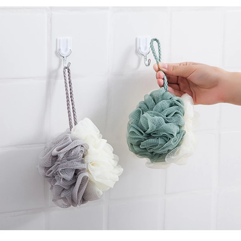 Двухцветная сетчатая губка для мяча ванной комнаты аксессуары молочного душа