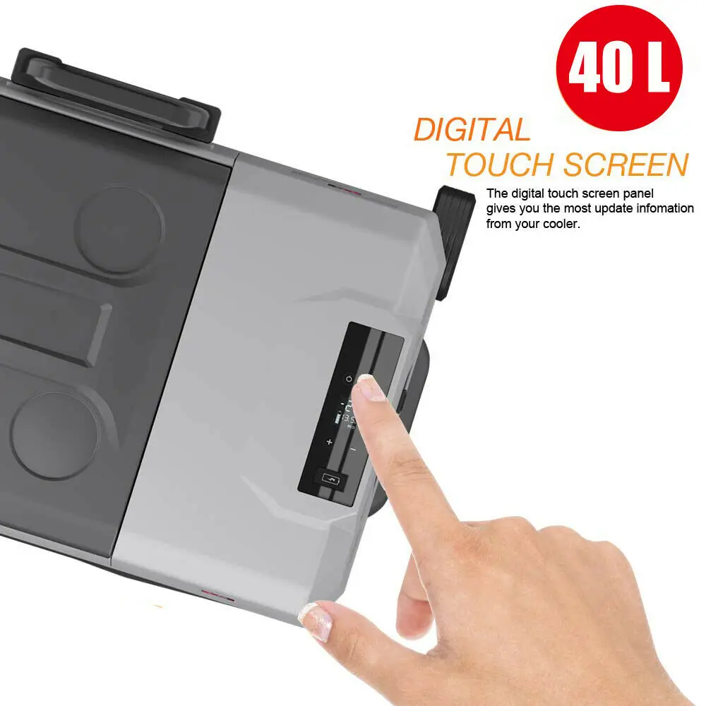 Портативный Электрический автомобильный охладитель 40 л холодильник