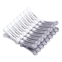 16pcsset plastic clothes clips hanging pegs plastic cabides hangers racks quilt drying clothespin quilt windproof clip