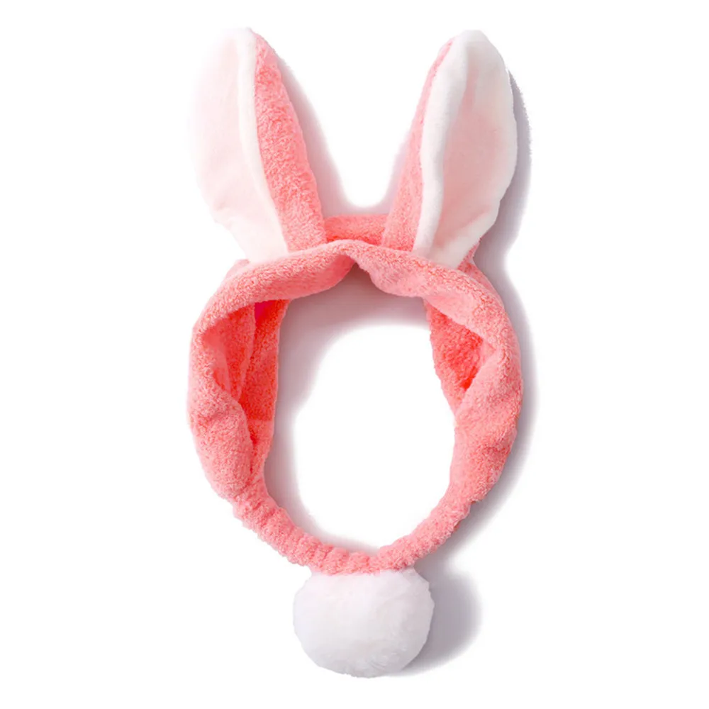 

Three-dimensional Rabbit Ears Hair Band High Elastic Plush Bunch Headband Cute Child Girl Heart Hair Accessories