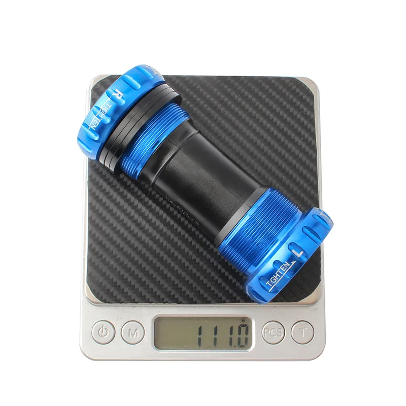 

Threaded BB bottom bracket 68-73MM mountain road bike integrated hollow crankset crank