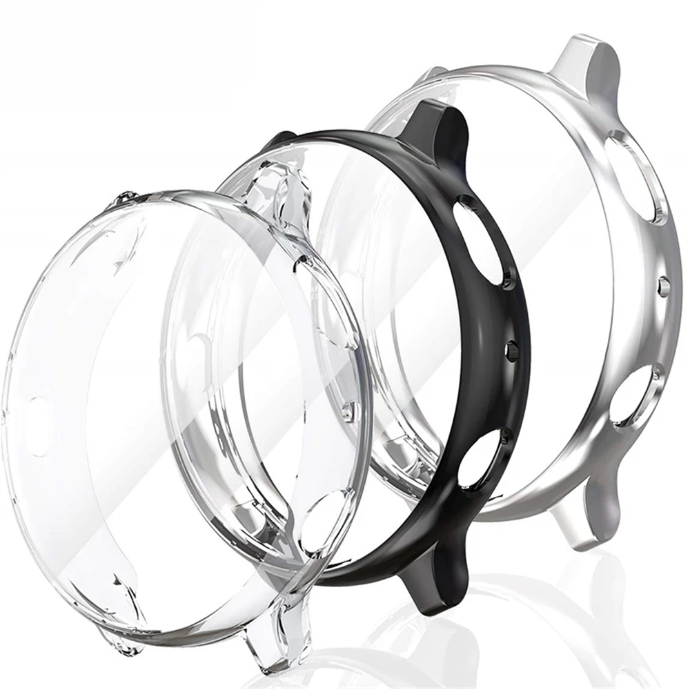 Чехол для Samsung Galaxy Watch Active 2 44 мм защита экрана из ТПУ от царапин полностью мягкий