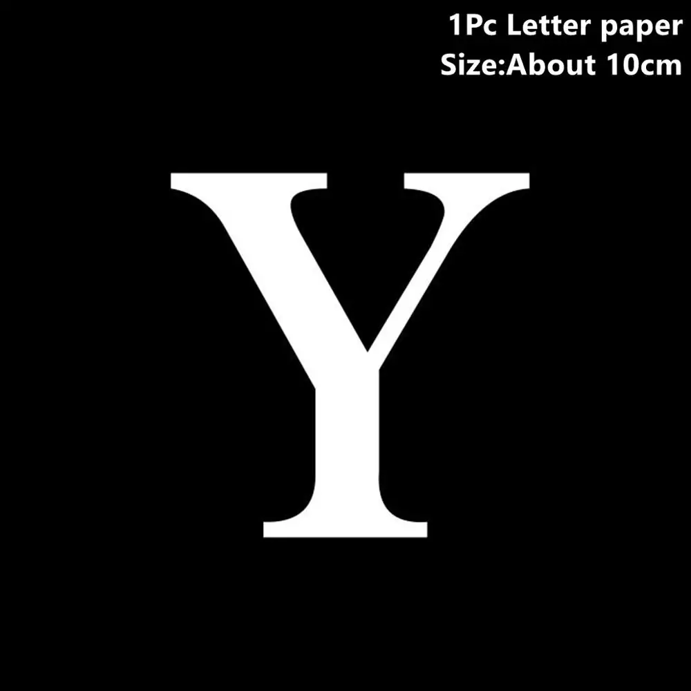 Paper Letter Y Taoup детская прозрачная коробка для хранения воздушных шаров с днем рождения принадлежности для детского душа сувениры бумажная картонная коробка подарочная упаковка - Цвет: Paper Letter Y