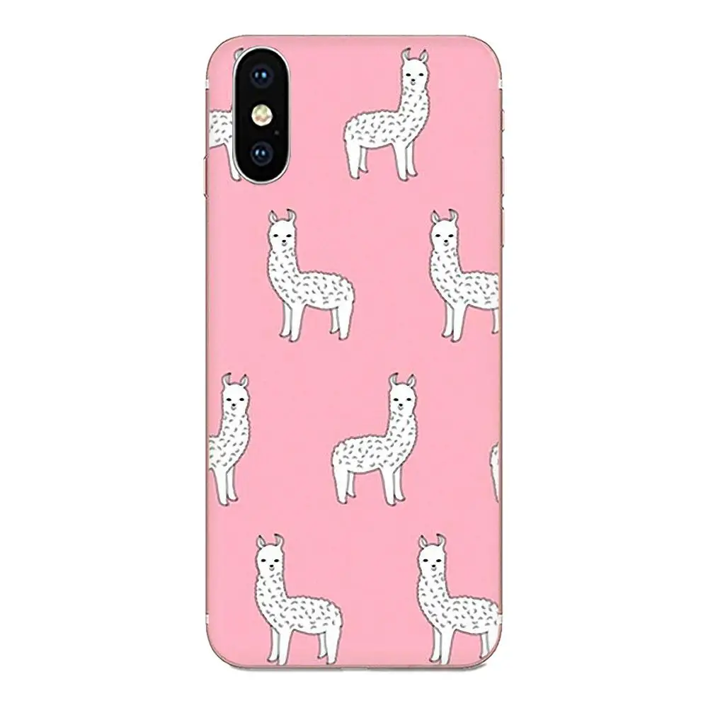 Милые животные альпаки Альпака Рождество для Huawei NOVA 2 V20 Y3II Y5 Y5II Y6 Y6II Y7 Y9 G8 G9 GR3 GR5 GX8