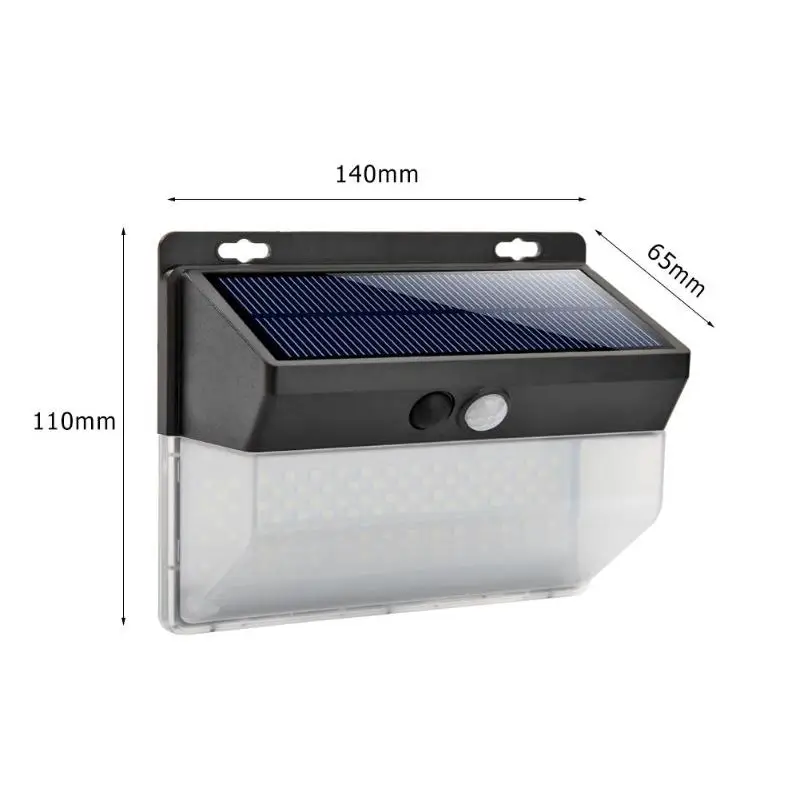 206LED солнечный светильник Настенный движения Сенсор настенный на открытом