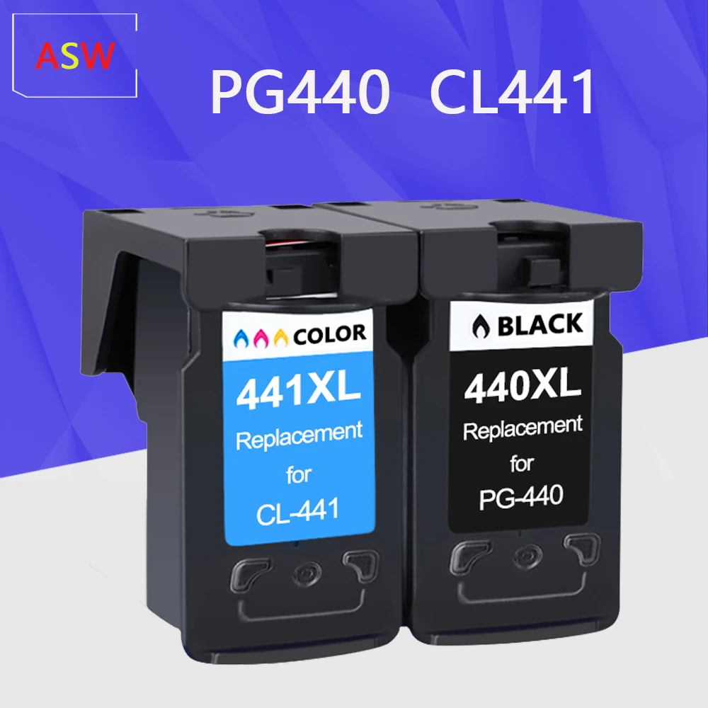 Замена чернильного картриджа PG440 CL441 для Canon PG 440 CL 441 440XL чернильный картридж Pixma