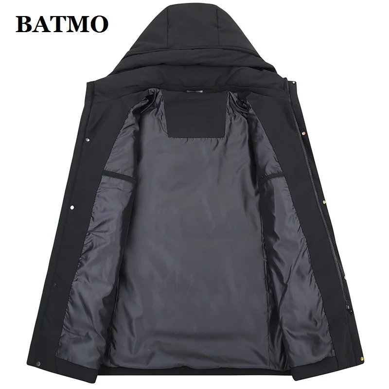 Новое поступление зимние высококачественные мужские куртки BATMO с капюшоном из 80%