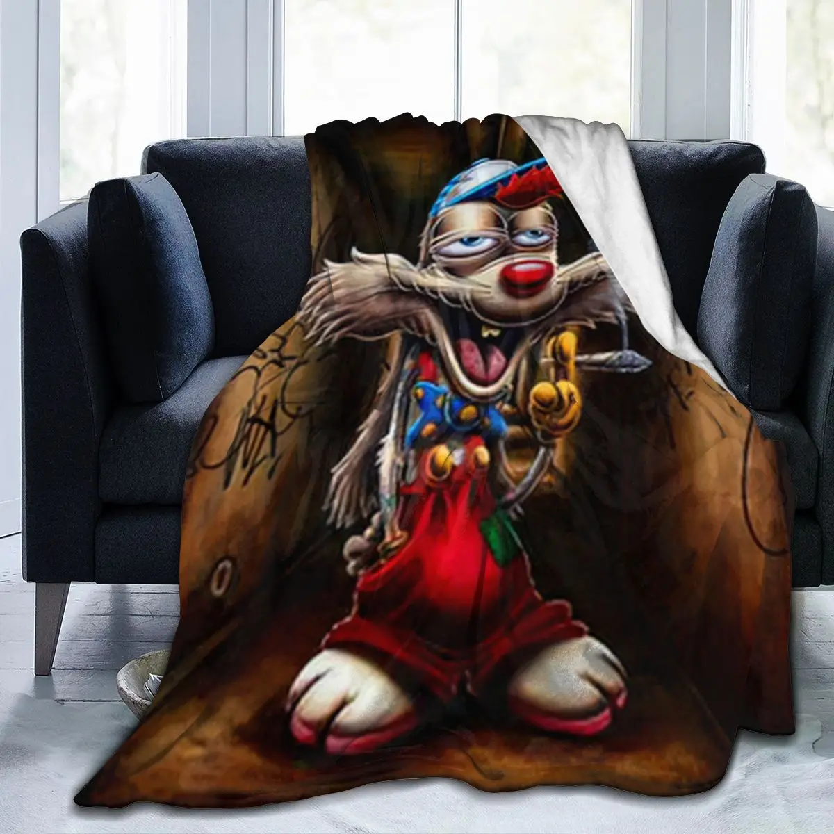 

Ультрамягкое одеяло для дивана, покрывало, мультяшное Фланелевое постельное белье, покрывало для дивана, украшение для спальни для детей и ...