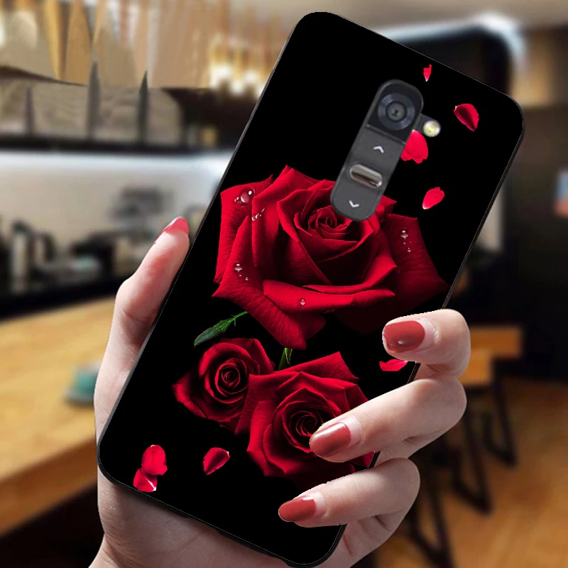 Модное платье с принтом чехол для телефона из мягкого ТПУ рисунком Крышка LG G2 Lite