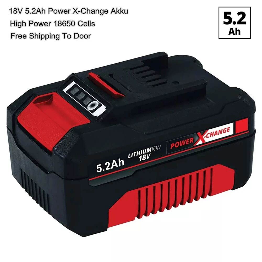 

Заводская Новинка, литий-ионная аккумуляторная батарея 18 в 4511481 Ач для электроинструментов Einhell 18 в Power X-Change, бесплатная доставка