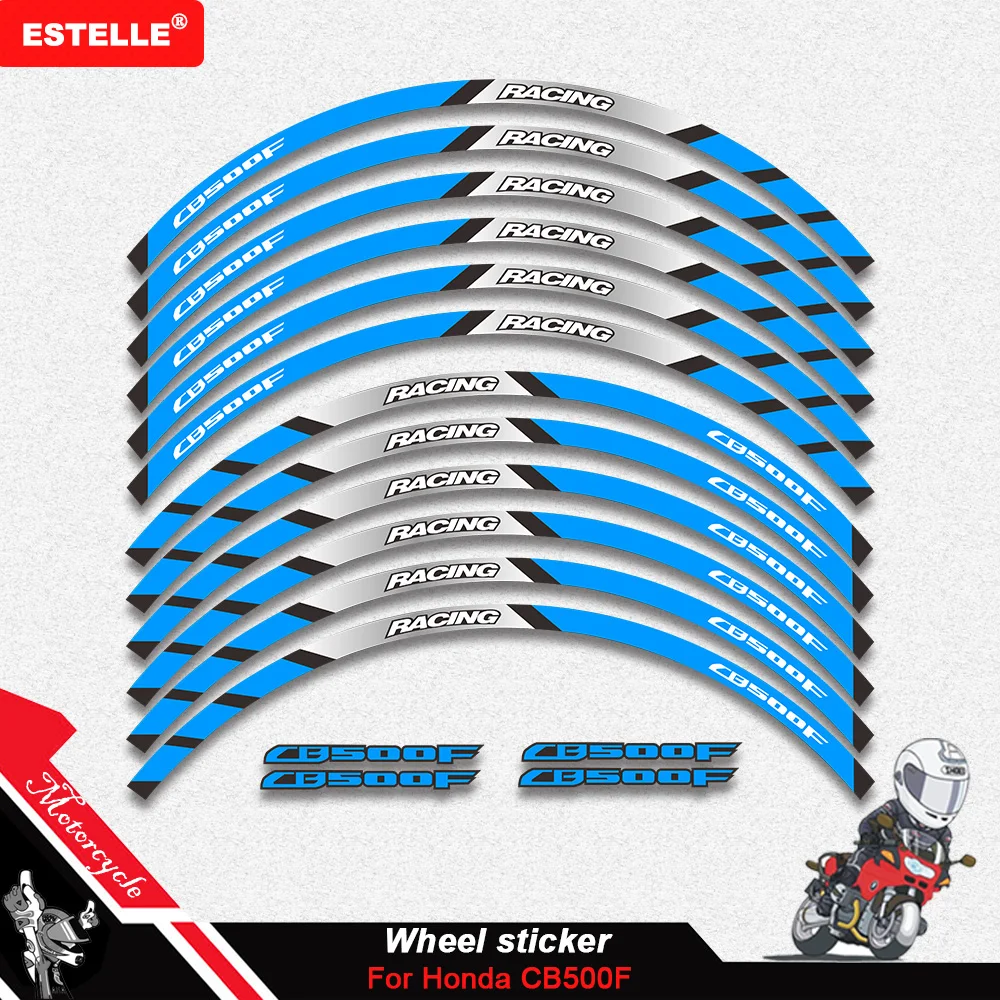 12 шт. светоотражающие наклейки на колеса мотоцикла Honda CB500 F CB 500F cb500f |