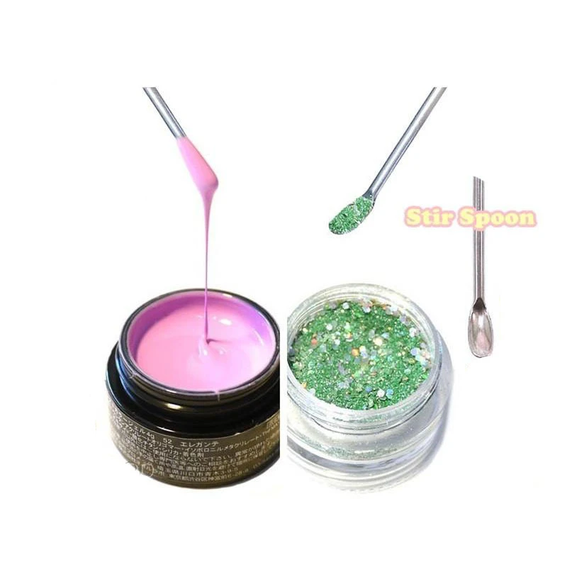 1 шт. инструмент для дизайна ногтей акриловая пудра жидкая ложка УФ-геля ручка
