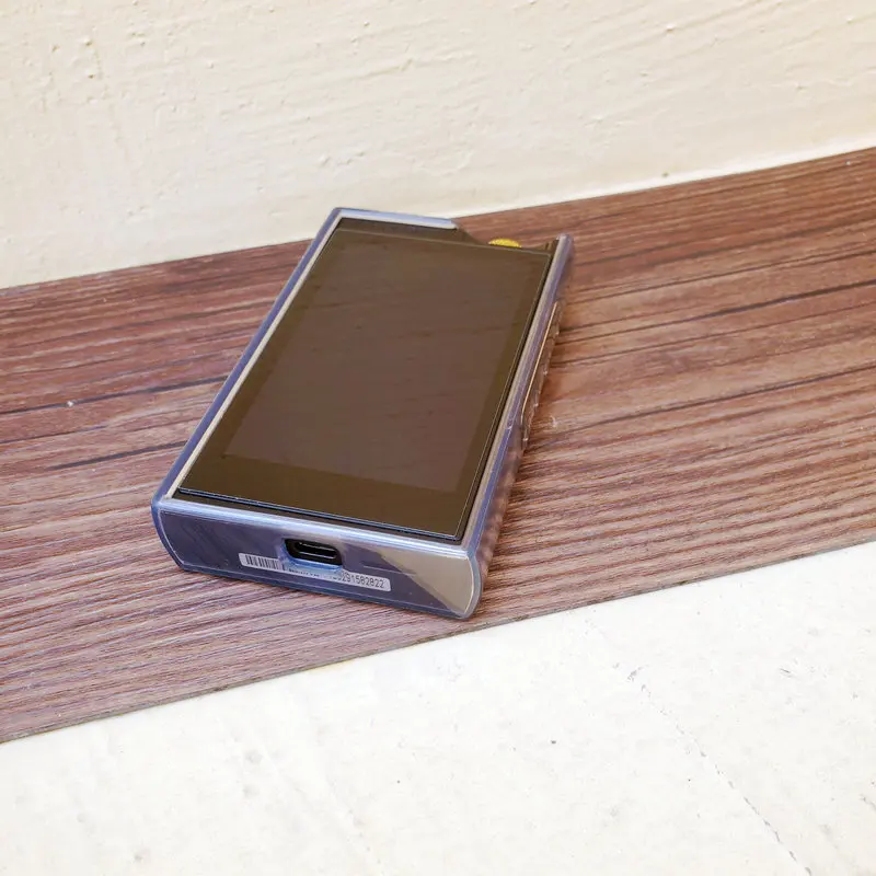 soft cover crystal tpu clear case for lotoo paw 6000 paw6000 with front screen protector tempered glass free global shipping