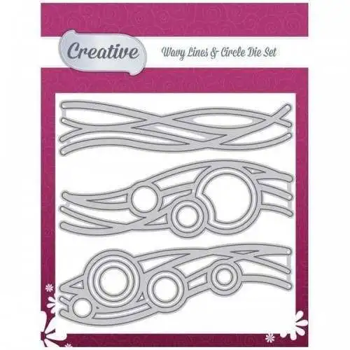 

2021 new Metal Cutting Dies cut die wavy line Scrapbooking Embossing paper craft mould punch stencils