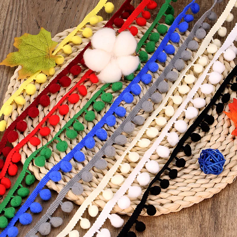 5 ярдов 12 мм помпон с отделкой мини жемчужный аксессуары для шитья|Принадлежности