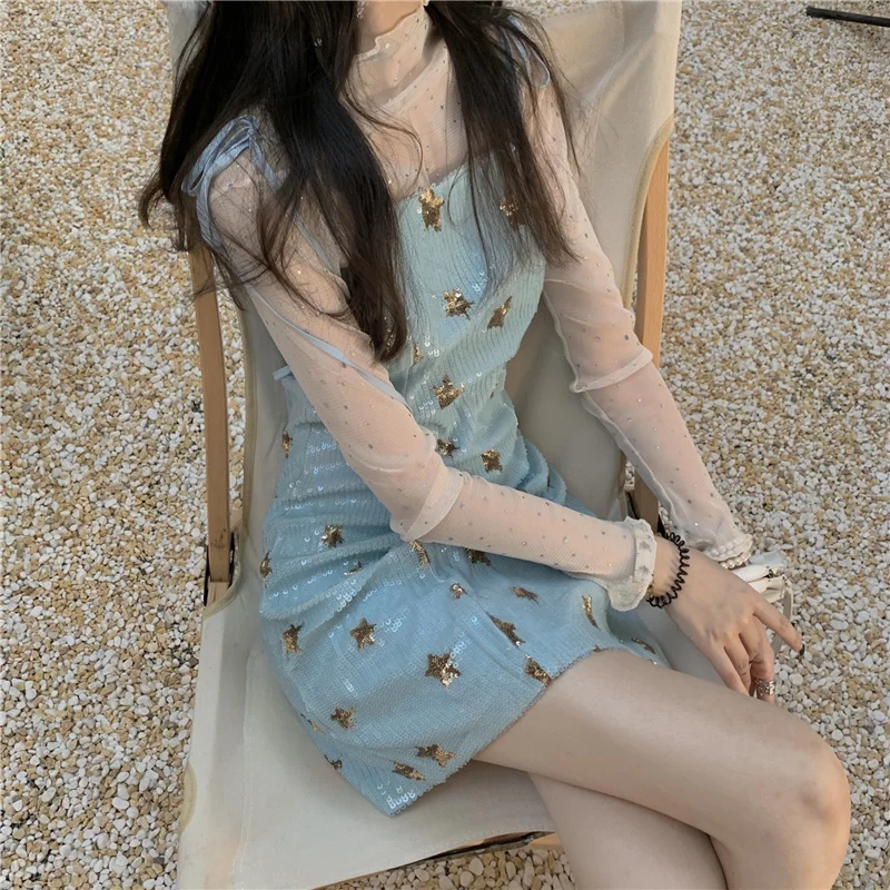 

Dress Women's Spring New Style Temperament, Slim Waist, French First Love Suspender Skirt, Slim Fit, Small A-shaped Skirt