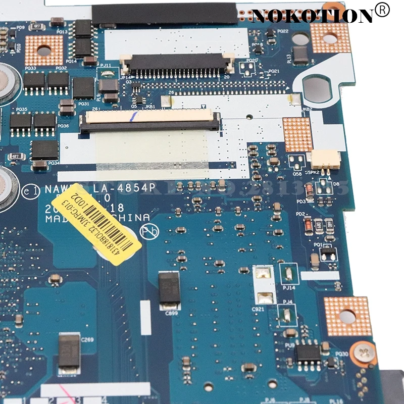 NOKOTION MBN7602001 MB.N7602.001 LA-4854P Для материнской платы ноутбука Acer Emachines 5732 E527 GL40 DDR3 с бесплатным процессором.