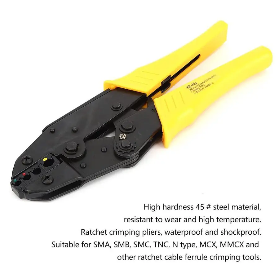 Предварительно изолированные обжимные клещи с храповым механизмом