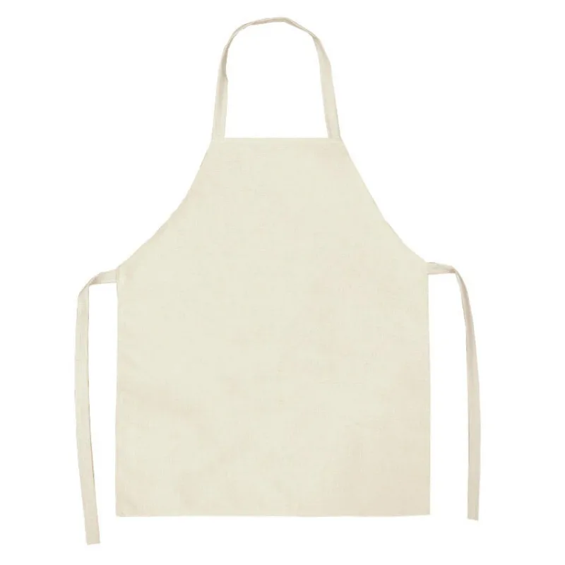 

DIY By Yourself Aprons Kitchen Linen Apron Waist Baking Bib Kitchen Cooking Pinafore Cleaning Tools 68*55cm 47*38cm(no Pattern)