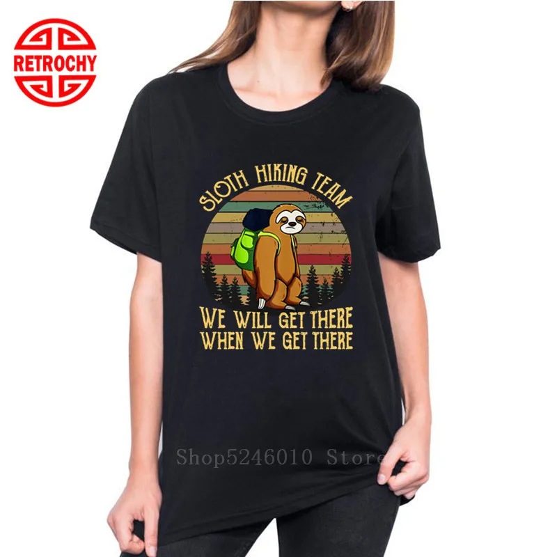 Ленивый Пешие Команды Футболки винтажные ленивые подарки тройники уличные