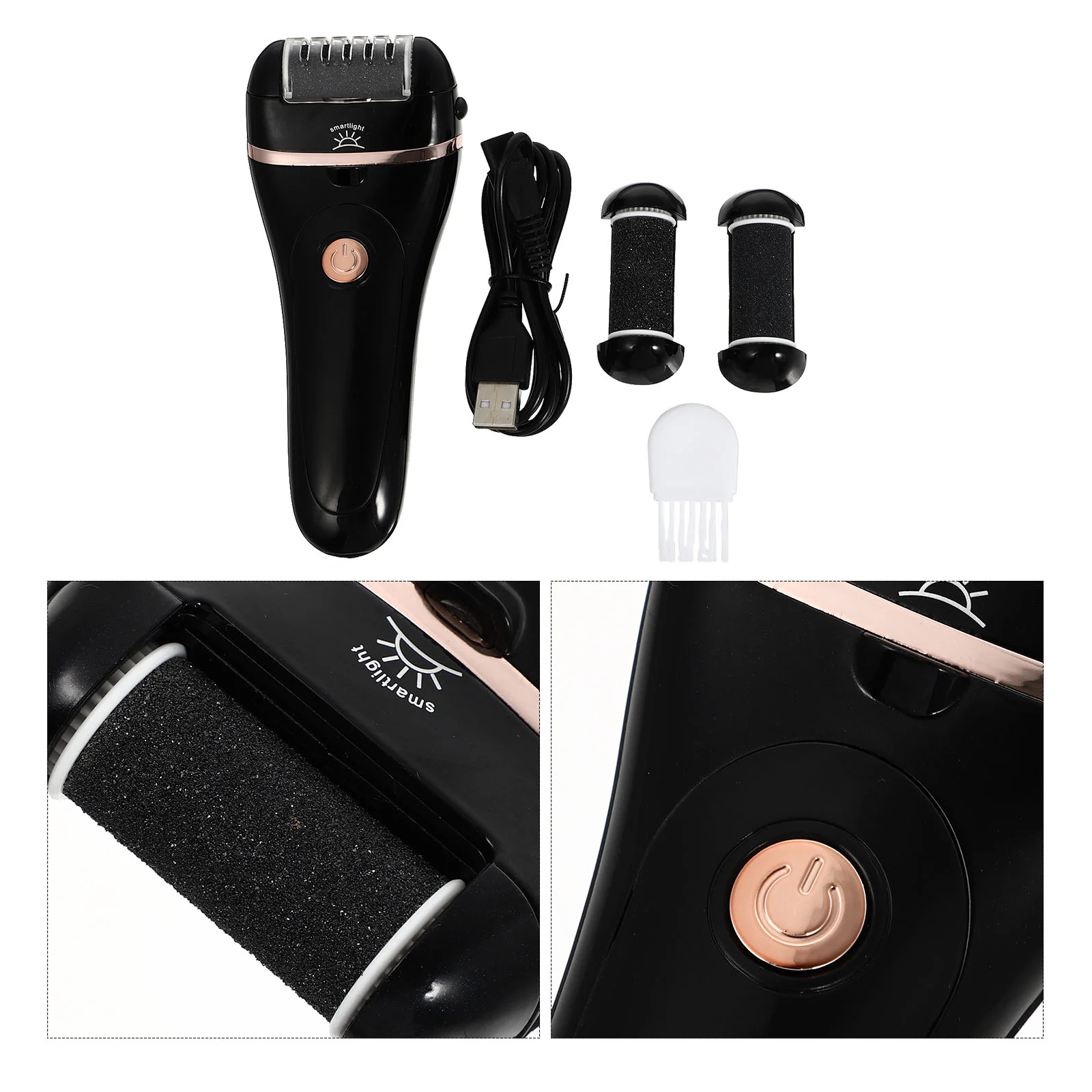 

1 Pc Home Foot File Electric Foot Grinder Callus Removing Tool (Black)