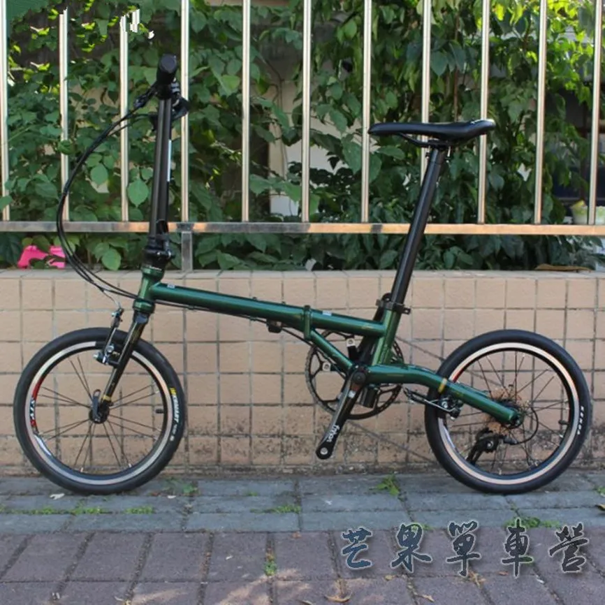 Складной мини велосипед Fnhon 16 дюймов Mini velo из стали для езды на велосипеде в