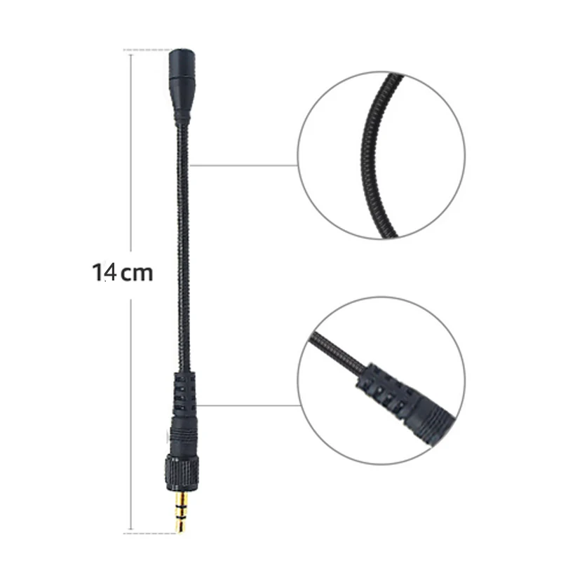 

Canfon Omnidirectional Gooseneck Condenser Microphone Compatible for Sony UTX-B1/B2/B03/40, UWP V1/D11/D21 Wireless System