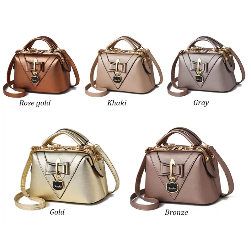 

New Bags Women Shoulder Messenger Bag Handbag Fashion Double Zipper Solid Color Tote Bags Wide Strap Crossbody Bag For Women