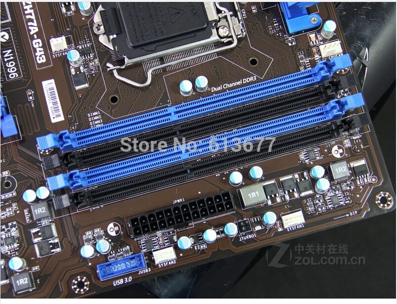 

original used desktop motherboard for MSI ZH77A-G43 DDR3 LGA 1155 for I3 I5 I7 CPU 32GB H77 PC mainboard sales