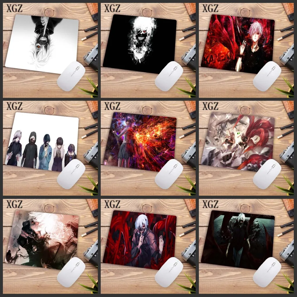 Игровой коврик для мыши XGZ с аниме Токийский Гуль резиновый клавиатуры