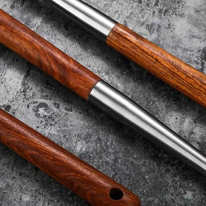 

3Pcs Wok Spatula Spoon Skimmer Ladle Set Durable Stainless Steel Cooking Utensil Dropshipping