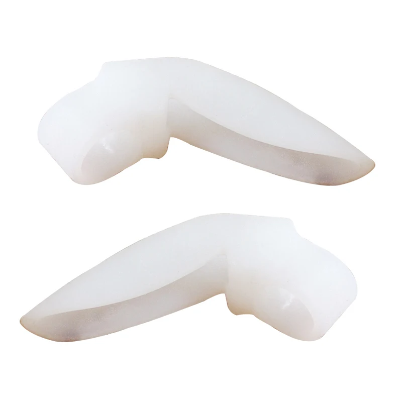 

2Pcs=1Pair Silicone Toes Separator Bunion Bone Ectropion Adjuster Toes Outer Appliance Foot Care Tools Hallux Valgus Corrector