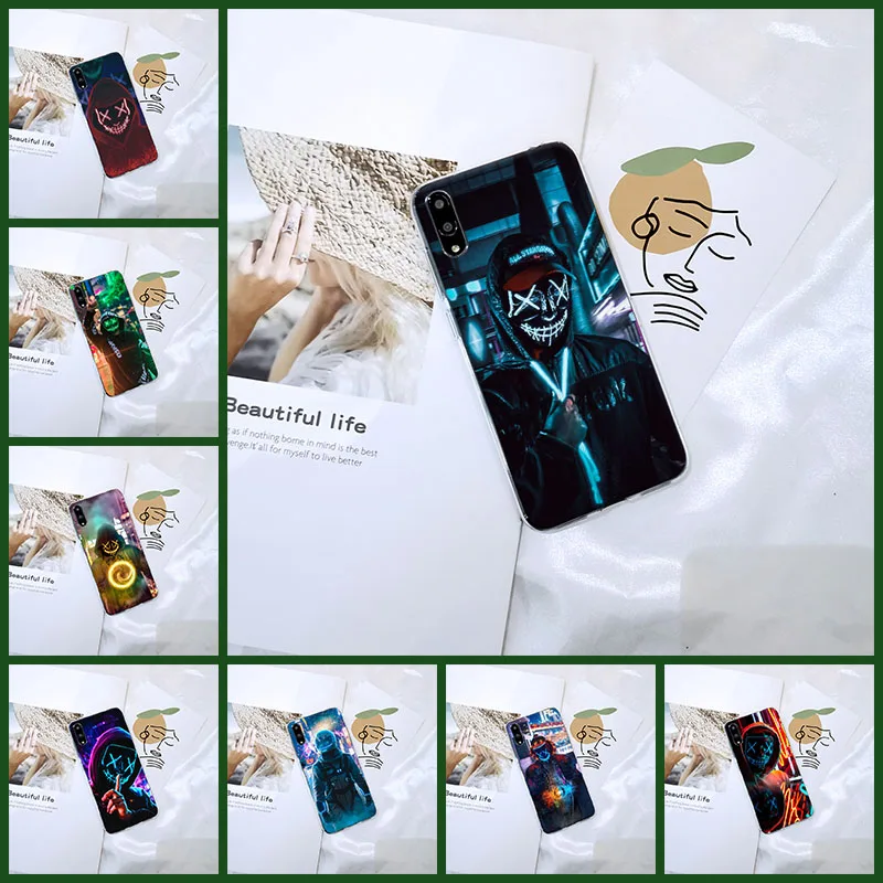Чехол для Huawei Y9 Y7 Y6 Prime Pro 2019 мягкий силиконовый классный чехол с рисунком граффити