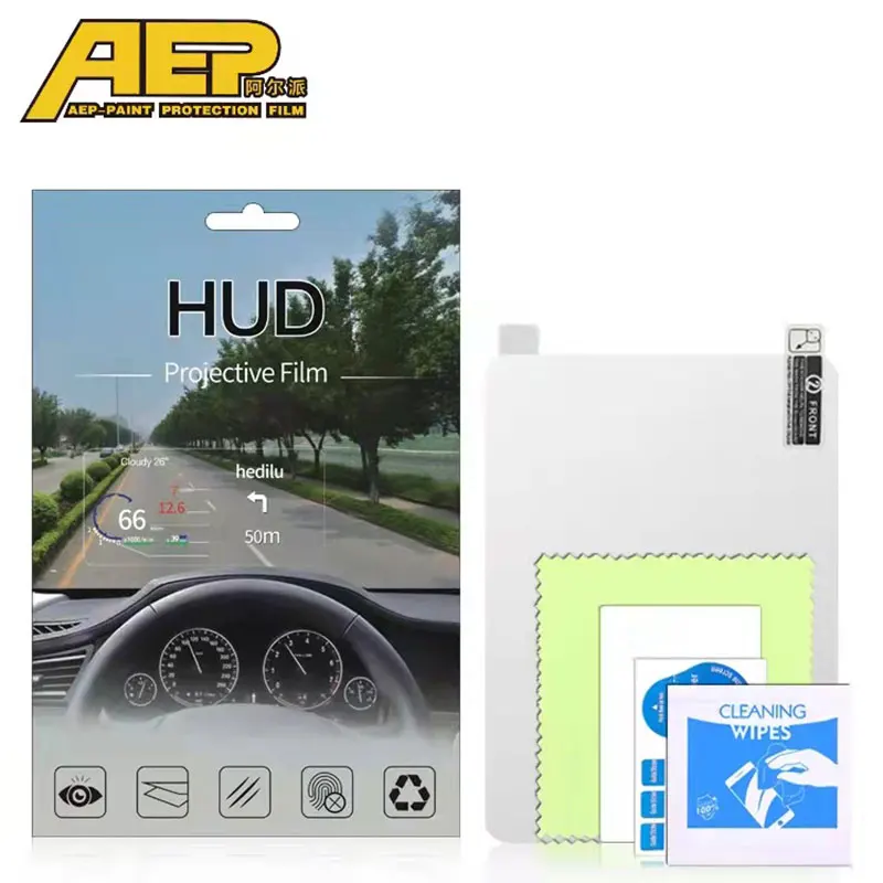 

Car HUD Reflective Film Head Up Display System Film OBD Fuel Consumption Overspeed Display Auto Accessories
