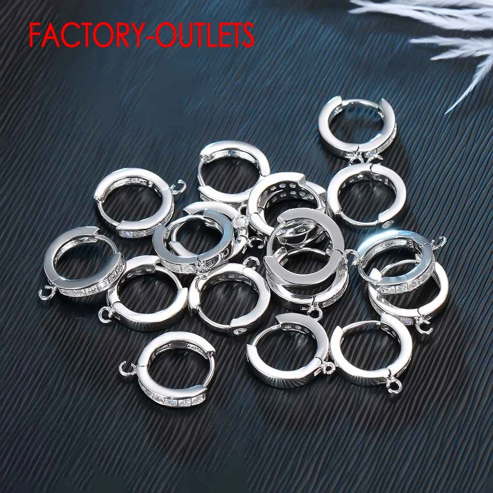 Большая распродажа серьги из стерлингового серебра 925 пробы в виде сверкающих