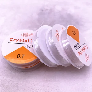 Гибкая эластичная веревка для изготовления ювелирных изделий, проволока для браслетов, в одном рулоне