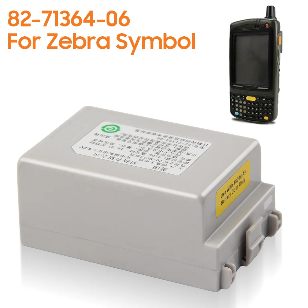 Оригинальная запасная батарея 82-71364-06 для Motorola Zebra Symbol MC70 MC7090 MC75A8 MC7596 MC75 MC75A MC75A6
