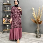 Модные африканские платья Abaya для женщин, весна-осень, мусульманское длинное платье макси, высокое качество, модное Африканское платье для женщин