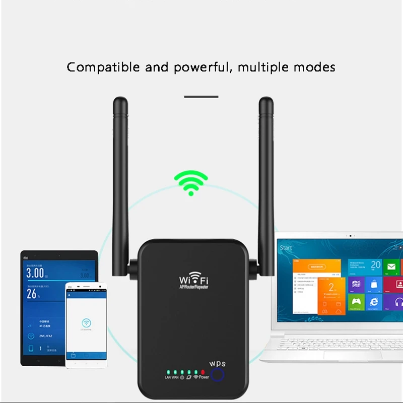 Wireless 2.4G Wifi Repeater 300Mbps Network Extender Signal Amplifier Booster Repetidor | Мобильные телефоны и аксессуары