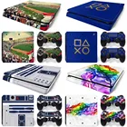 Наклейка в виде шара для PS4 Slim Vinyl Decal Skin для PS4 Slim Console  Two наклейки на регулятор
