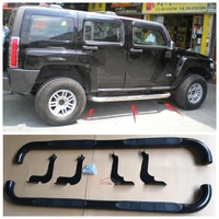 high quality aluminum alloy running boards side step bar pedals fits for hummer h3 2006 2007 2008 2009 2010 2011 2012 2013 2014