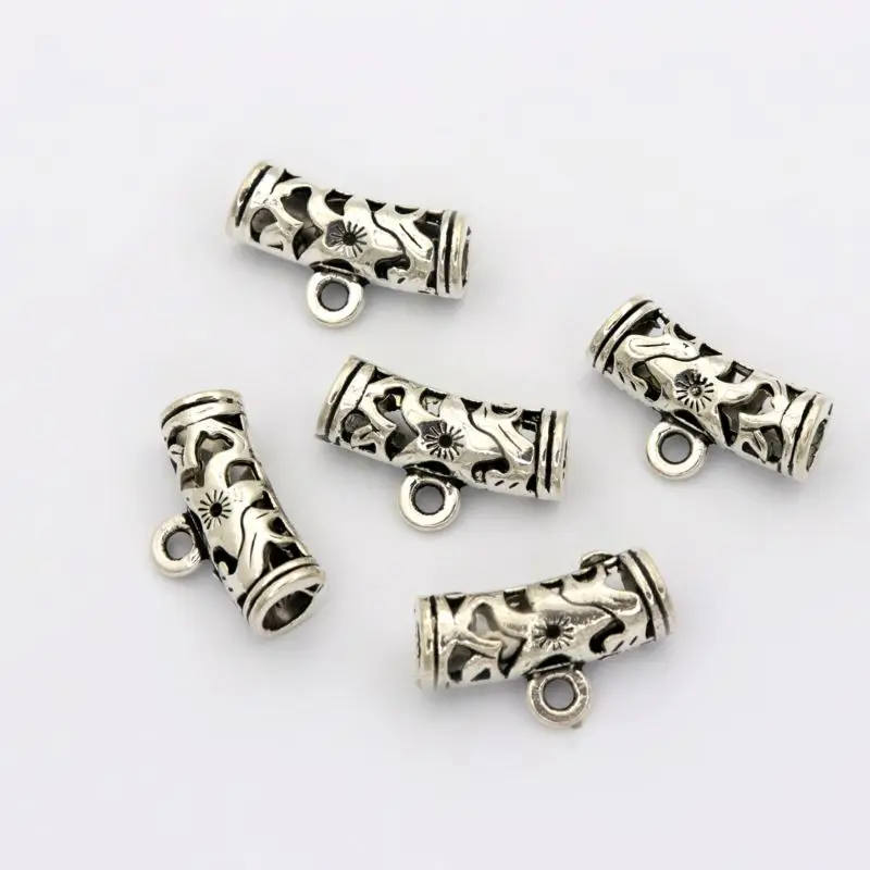 20pcs Mixed Tibetan Silver Gold Bronze Big Hole Metal Connector For Jewelry Making Diy Bracelet Necklace Accesories Wholesale | Украшения и