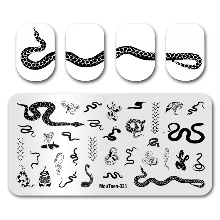 

Newest Nail Stamp MouTeen049 Universe Symbol Big Size Nail Stamping Plates Manicure Set For Nail Art Stamper