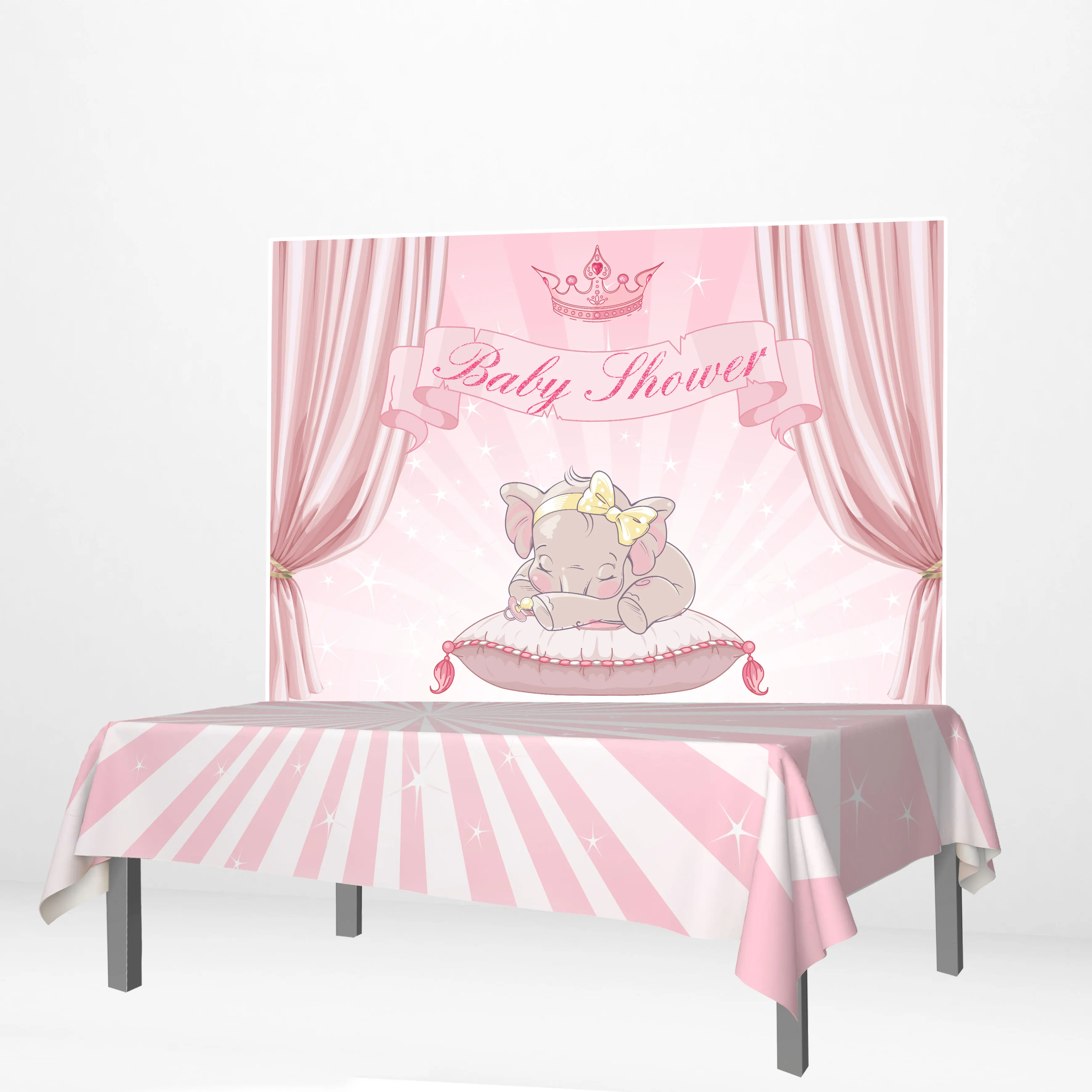 Скатерти Allenjoy с изображением лебедя и слона для новорожденных занавески девочек
