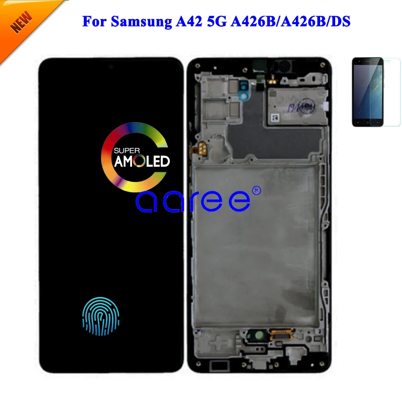 Super AMOMLED Original LCD For Samsung A42 5G LCD For Samsung A42 A426  LCD Screen Touch Digitizer Assembly